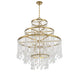 Savoy House - 1-1868-15-322 - 15 Light Chandelier - Luna - Warm Brass