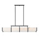 Savoy House - 1-2332-8-50 - Eight Light Linear Chandelier - Orleans - Black Cashmere