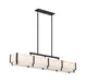 Savoy House - 1-2332-8-50 - Eight Light Linear Chandelier - Orleans - Black Cashmere