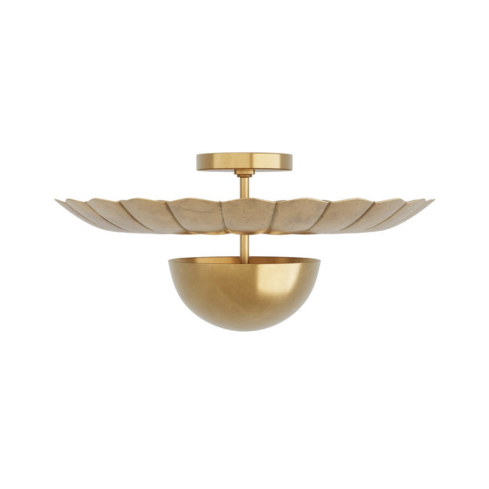 Arteriors - DFI01 - Two Light Flush Mount - Teresa - Antique Brass