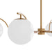 Arteriors - DLC04 - Six Light Chandelier - Tricia - Antique Brass