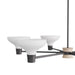 Arteriors - DLI02 - Six Light Chandelier - Thatcher - White Gesso