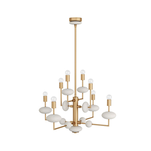 Arteriors - DMC01 - Eight Light Chandelier - Vista - Antique Brass