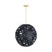 Arteriors - DMS06 - One Light Pendant - Trai - Black