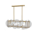 Arteriors - DRI01 - Seven Light Chandelier - Tilley - Antique Brass