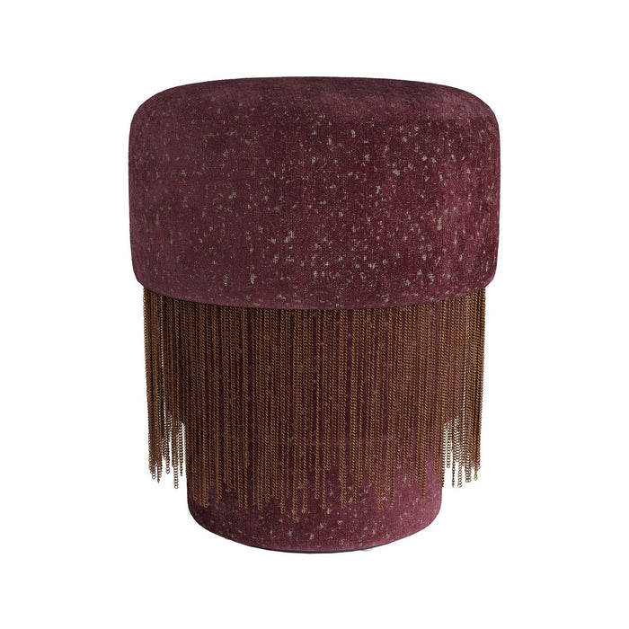 Arteriors - FOI03 - Ottoman - Twyla - Bordeaux