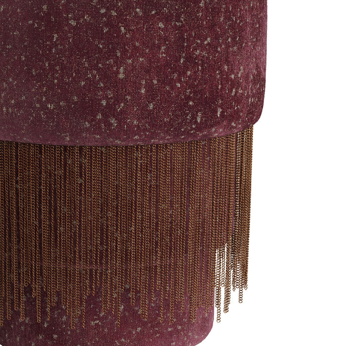 Arteriors - FOI03 - Ottoman - Twyla - Bordeaux