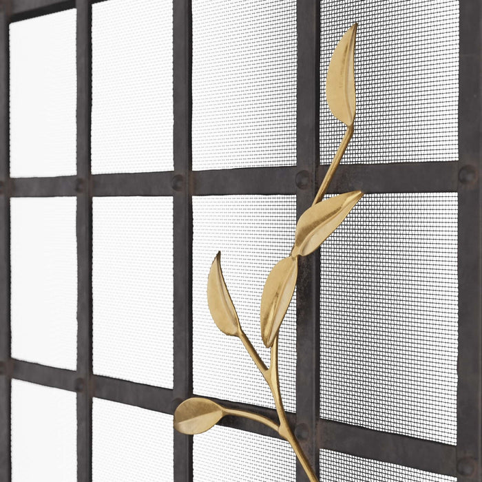 Arteriors - GDAFI01 - Fire Screen - Rivet - Natural Iron