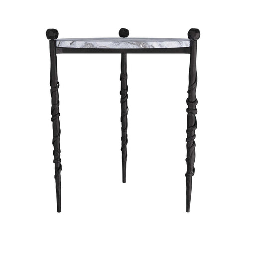 Arteriors - GDFEI03 - End Table - Blackthorn - Galaxy Marble/Blackened Iron