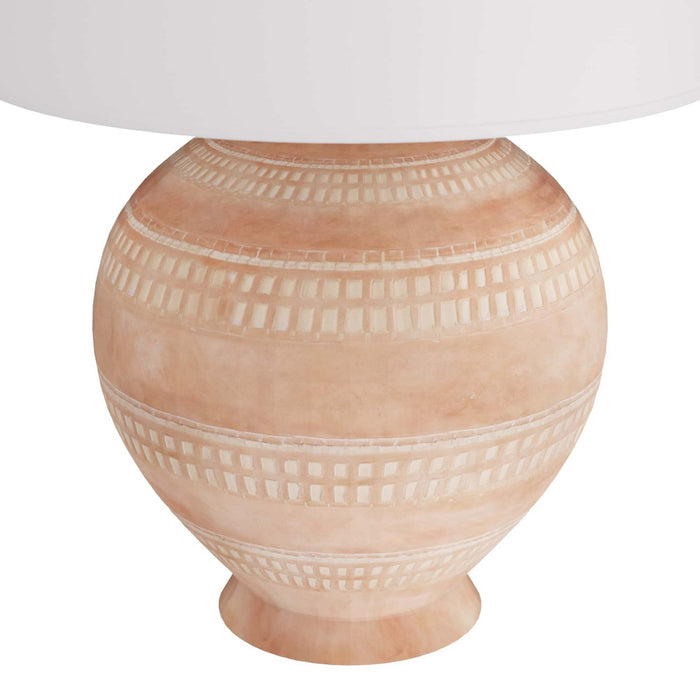 Arteriors - PTS02-127 - One Light Table Lamp - Tahoe - White Wash Terracotta