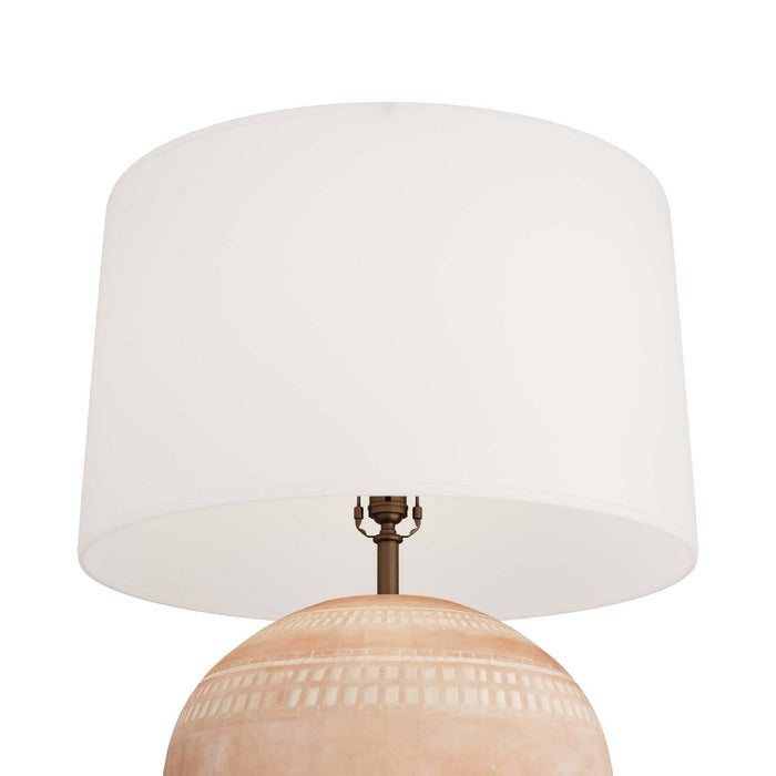 Arteriors - PTS02-127 - One Light Table Lamp - Tahoe - White Wash Terracotta