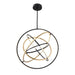 Artcraft - AC6746BB - LED Pendant - Trilogy - Black and Gold