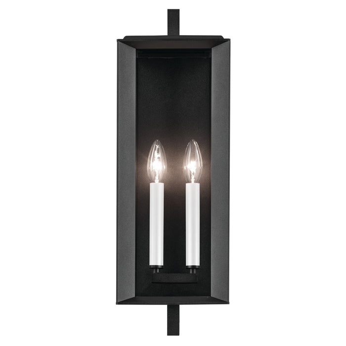 Kichler - 59132BKT - Two Light Outdoor Wall Mount - Kroft - Textured Black