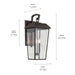 Kichler - 59120OZ - Two Light Outdoor Wall Mount - Mathus - Olde Bronze