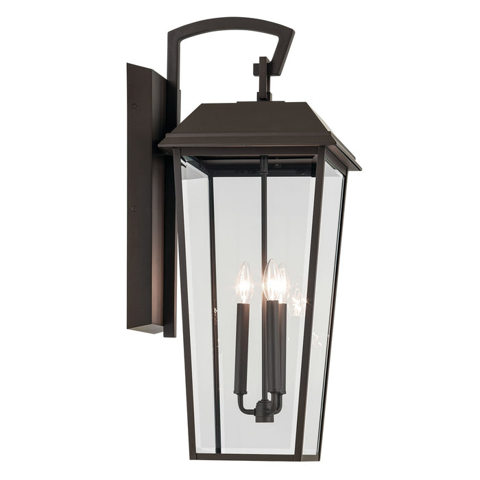 Kichler - 59121OZ - Three Light Outdoor Wall Mount - Mathus - Olde Bronze