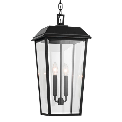 Kichler - 59122BKT - Two Light Outdoor Pendant - Mathus - Textured Black