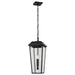 Kichler - 59122BKT - Two Light Outdoor Pendant - Mathus - Textured Black