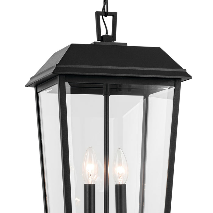 Kichler - 59122BKT - Two Light Outdoor Pendant - Mathus - Textured Black