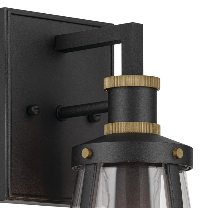 Kichler - 59146BKT - One Light Outdoor Wall Mount - Talman - Textured Black