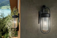 Kichler - 59124BKT - One Light Outdoor Wall Mount - Brix - Textured Black