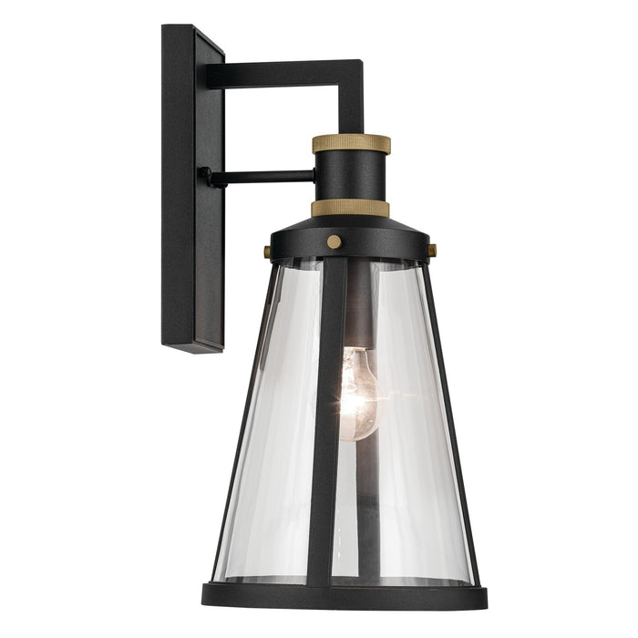 Kichler - 59147BKT - One Light Outdoor Wall Mount - Talman - Textured Black