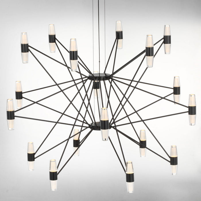 Visual Comfort Modern - SLCH24827BZ - LED Chandelier - Lassell - Dark Bronze