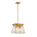 Artcraft - AC11851BB - Four Light Chandelier - Lucian - Brushed Brass