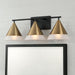 Capital Lighting - 151931AB - Three Light Vanity - Avant - Aged Brass and Black