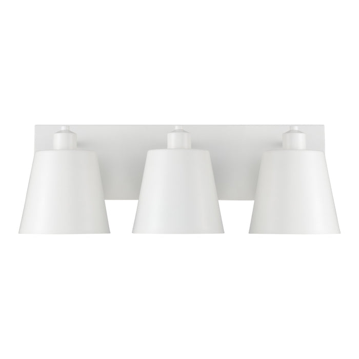 Capital Lighting - 151331WE - Three Light Vanity - Alden - Matte White