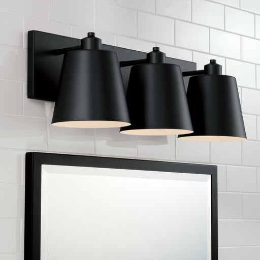 Capital Lighting - 151331MB - Three Light Vanity - Alden - Matte Black