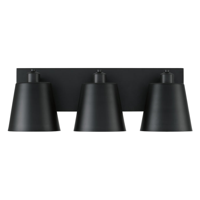 Capital Lighting - 151331MB - Three Light Vanity - Alden - Matte Black