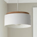 Capital Lighting - 350912LT - One Light Pendant - Liam - Light Wood and White