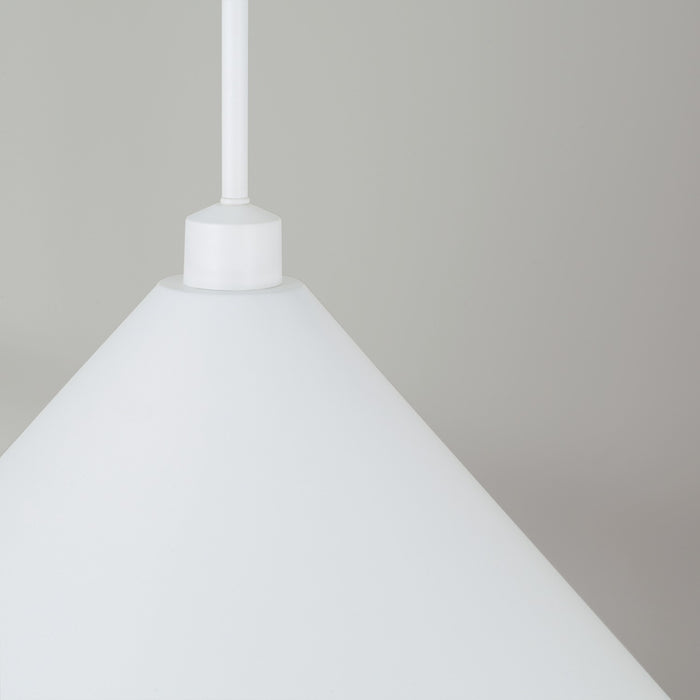 Capital Lighting - 351311WE - One Light Pendant - Alden - Matte White