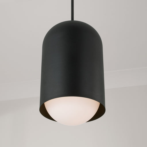 Capital Lighting - 351612BI - One Light Pendant - Dolby - Black Iron