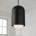 Capital Lighting - 351612BI - One Light Pendant - Dolby - Black Iron