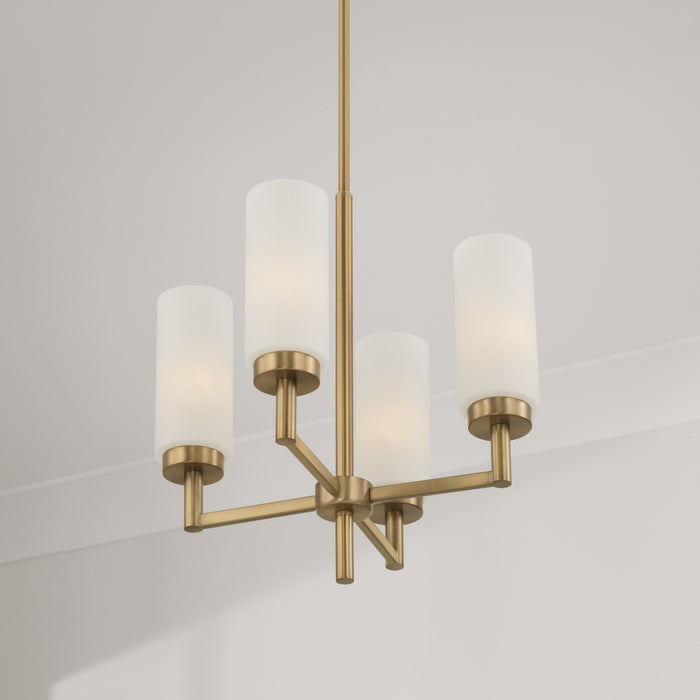 Capital Lighting - 351741AD - Four Light Pendant - Alyssa - Aged Brass