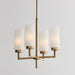 Capital Lighting - 351741AD - Four Light Pendant - Alyssa - Aged Brass