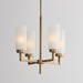 Capital Lighting - 351741AD - Four Light Pendant - Alyssa - Aged Brass