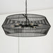 Capital Lighting - 430361MB - Six Light Chandelier - Kaiya - Matte Black