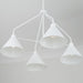 Capital Lighting - 451341WE - Four Light Chandelier - Alden - Matte White