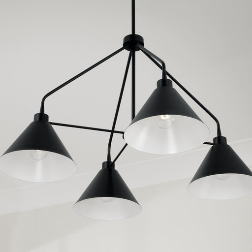 Capital Lighting - 451341MB - Four Light Chandelier - Alden - Matte Black