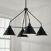 Capital Lighting - 451341MB - Four Light Chandelier - Alden - Matte Black