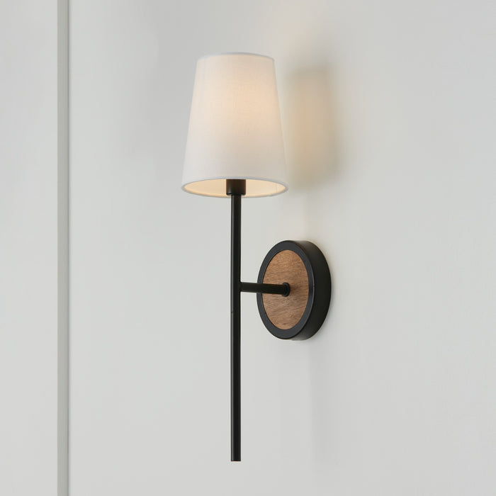 Capital Lighting - 650811WK-709 - One Light Wall Sconce - Jonah - Light Wood and Matte Black