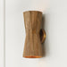 Capital Lighting - 651021LW - Two Light Wall Sconce - Nadeau - Light Wood and Patinaed Brass