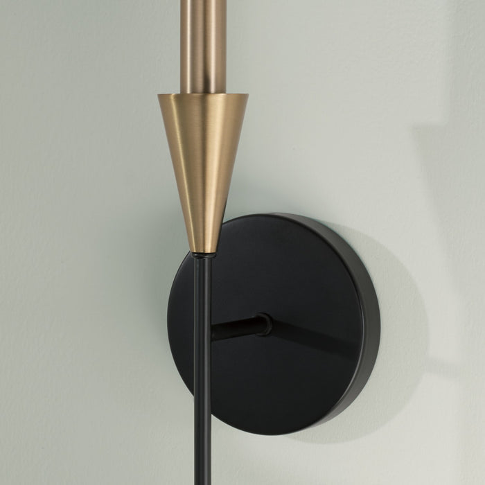 Capital Lighting - 651911AB - One Light Wall Sconce - Avant - Aged Brass and Black