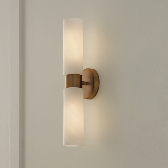 Capital Lighting - 651721AD - Two Light Wall Sconce - Alyssa - Aged Brass