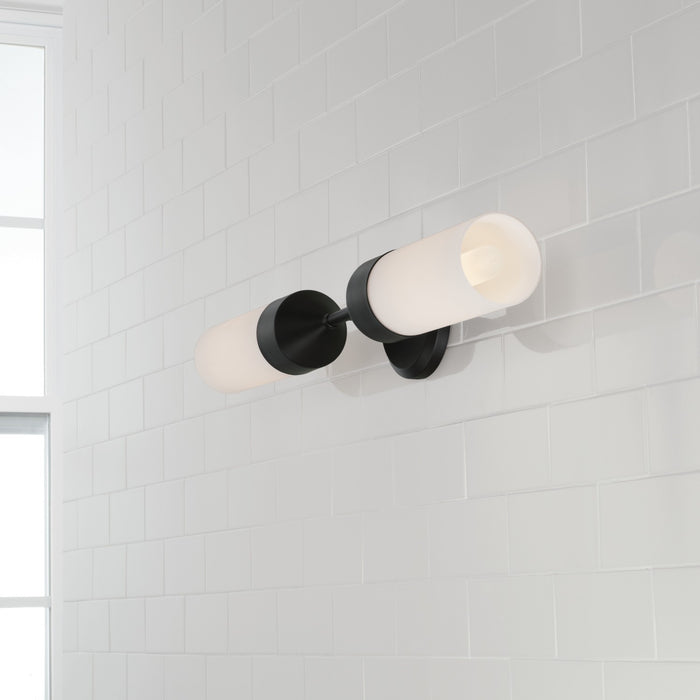 Capital Lighting - 652421MB - Two Light Wall Sconce - Devon - Matte Black