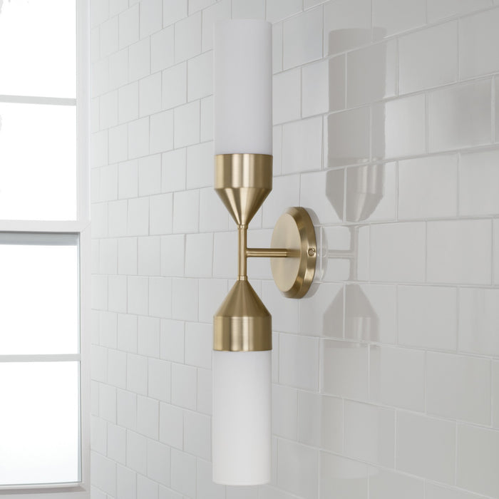 Capital Lighting - 652421MA - Two Light Wall Sconce - Devon - Matte Brass