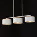 Capital Lighting - 850931LT - Three Light Island Pendant - Liam - Light Wood and White