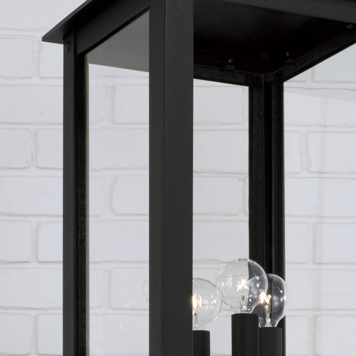 Capital Lighting - 934643BK - Four Light Outdoor Post-Lantern - Hunt - Black